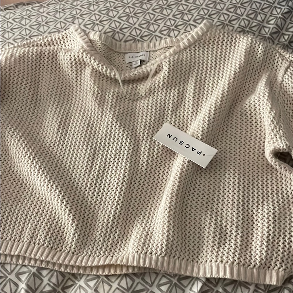 Pacsun Cream Sweater for Women
